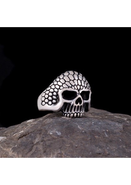 Kuru Kafa Motifi Işlemeli 925 Ayar Gümüş Yüzük fiyatları