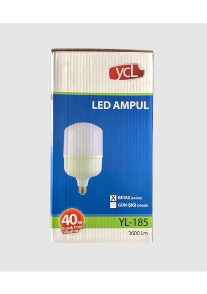 LED Torch Ampul 40W Beyaz YL-185