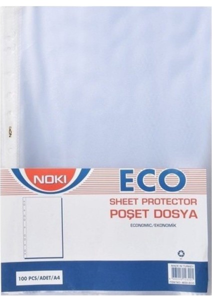 Eco Poşet Dosya 100'lü