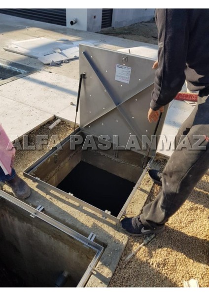 Aısı 304 Kalite Paslanmaz Makine Daire Kapakları 50X50 cm