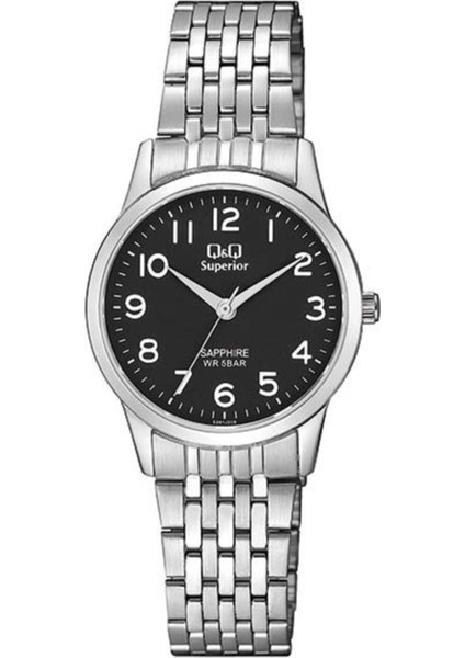 siyah Renk Kadran, Çelik Kasa Veçelik Kordon Bayan Kol Saati