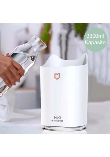 K7 Çift Sprey Ev Ofis Hava Nemlendirici Humidifier 3300ML