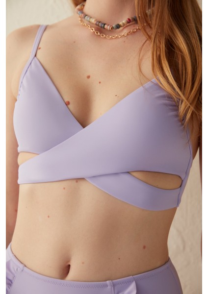 Basic Wrappy Bikini Üstü