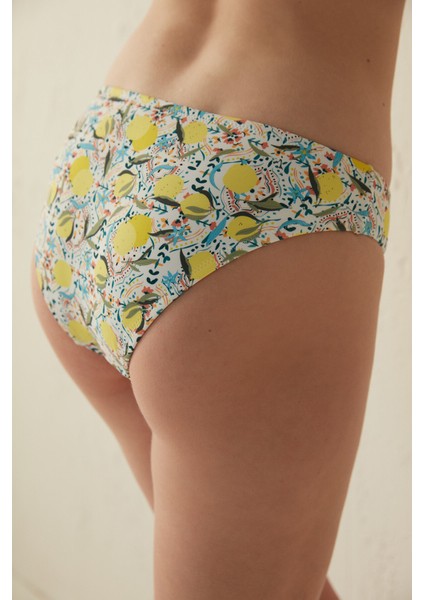 Çok Renkli Claire Side Yanları Boşluk Detaylı Bikini Altı modelleri