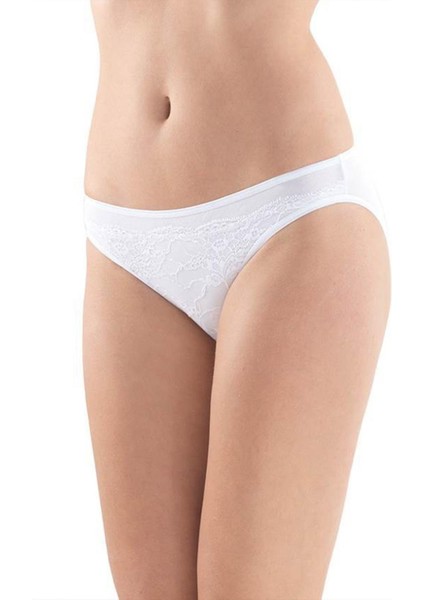 Comfort Dantelli Beyaz Slip 1345