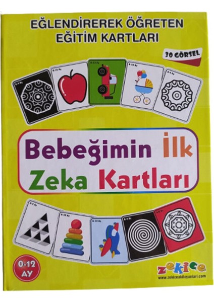 Bebeğimin Ilk Zeka Kartları - Eğlendirerek Öğreten Eğitim Kartları