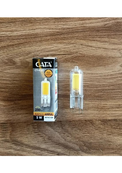 5 Watt Beyaz Işık 230 Lümen Ekstra Enerji Tasarruflu 220 Volt G9 Duylu Kapsül Ampul ( CT-4221 ) fiyatları