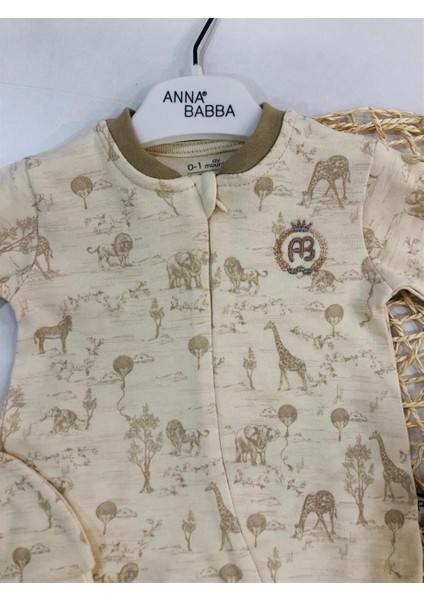 Anna Babba Safari Desenli Şapkalı 2'li Tulum fiyatları
