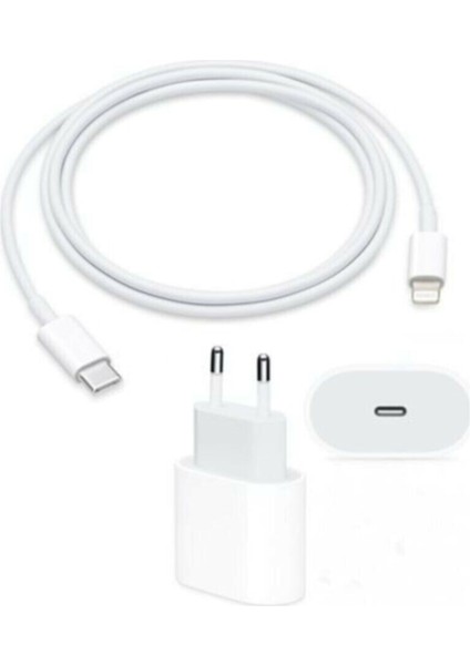 Iphone Tüm Serilerle Uyumlu Hızlı Şarj Aleti Kablo Adaptör 20W Set Iphone 11/12/13/pro/pro Max iPhone