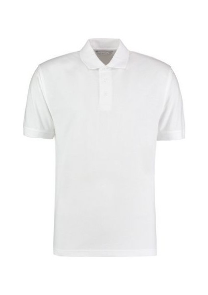 Pamuklu Polo Tişört, Hemşire Tişörtü - Unisex, Beyaz