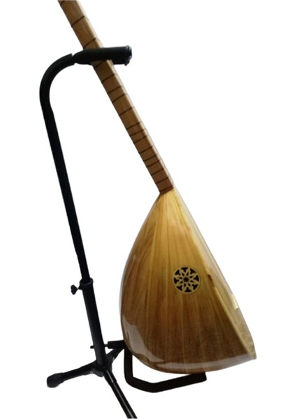 Uzun Sap Bağlama Saz Full Set ( Kılıf+Tel+Mızrap+Akord Alti )