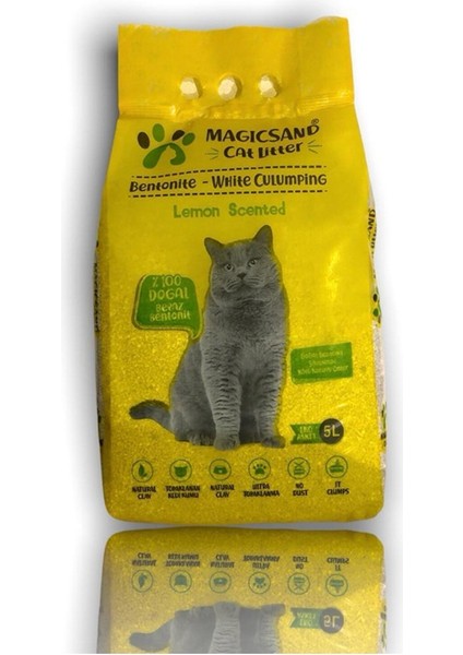 Magic Sand Cat Litter Limon Kokulu Kedi Kumu 5 Lt ( Özel Seri )
