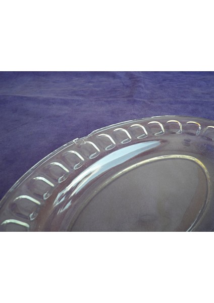 Oval Cam Salata Servis Tabağı 28X18 cm