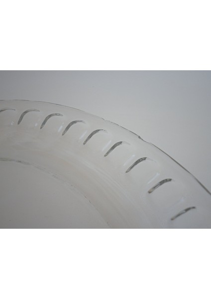 Oval Cam Salata Servis Tabağı 28X18 cm