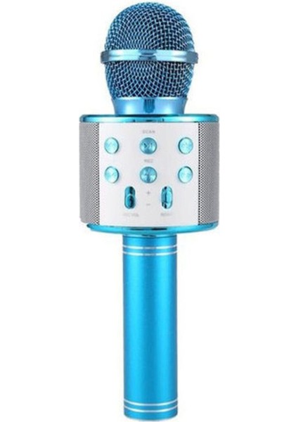 Monadm Karaoke Mikrofon Dahili Hoparlörlü USB Flash Destekli WS-858