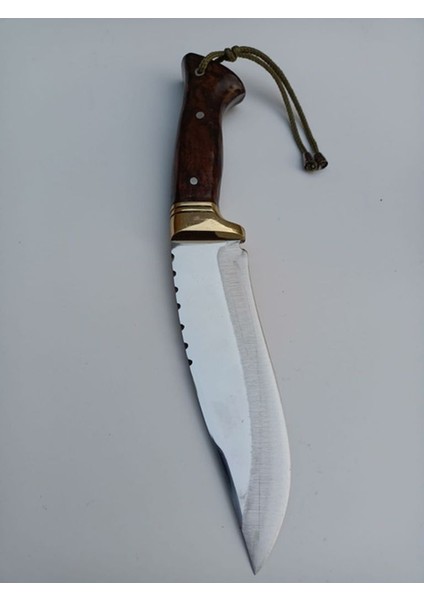 El Yapımı Bushcraft Bıçak Kamp Bıçağı Ceviz Kabzeli Paslanmaz Av Bıçağı Deri Kılıflı Bıçak fiyatları