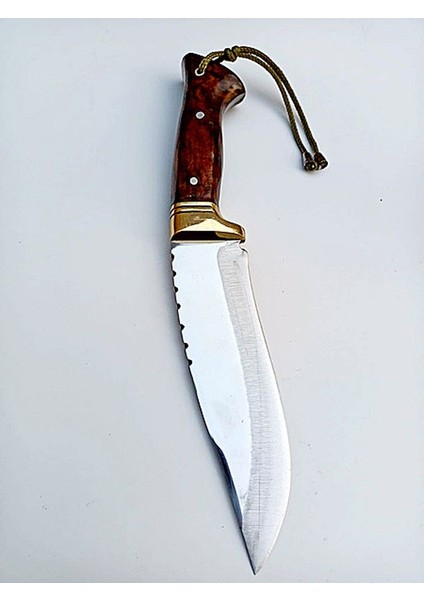 El Yapımı Bushcraft Bıçak Kamp Bıçağı Ceviz Kabzeli Paslanmaz Av Bıçağı Deri Kılıflı Bıçak fırsatları