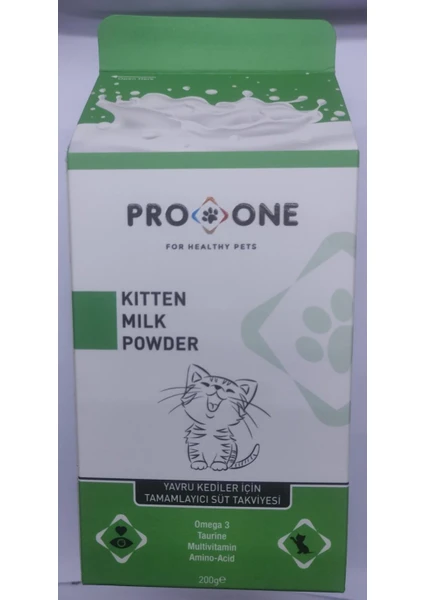 Pro One Kitten Milk Kedi Süt Tozu 200GR