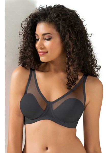 Lejardin Kadın Sütyen Tül Kaplı Soft Cup