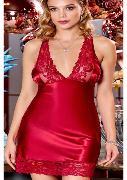 Çeyizlik Dantelli Saten 6'lı Set modelleri