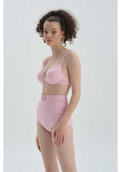 Toparlayıcı Balenli Bikini Üst (Tak Çık Kap)