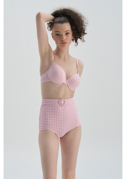 Toparlayıcı Balenli Bikini Üst (Tak Çık Kap)