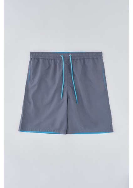 Gri Mıcro Orta Düz Şort modelleri