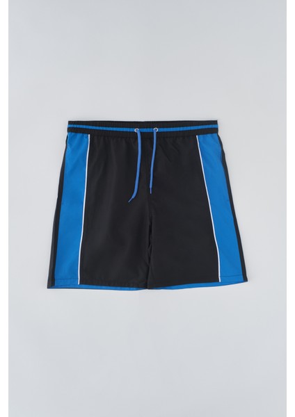 Siyah - Sax Mıcro Orta Parçalı Şort modelleri