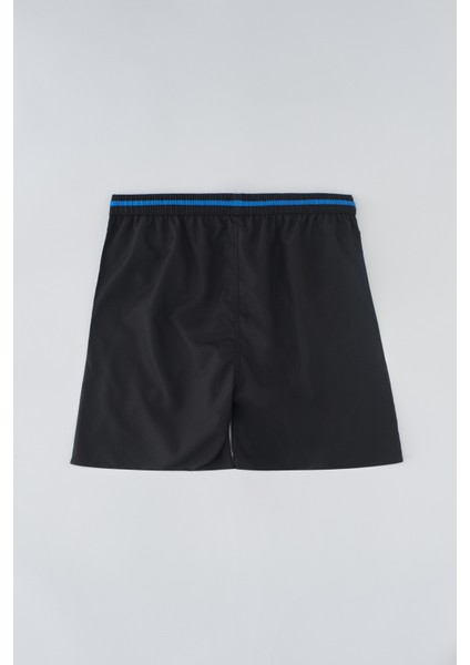 Siyah - Sax Mıcro Orta Parçalı Şort fırsatları