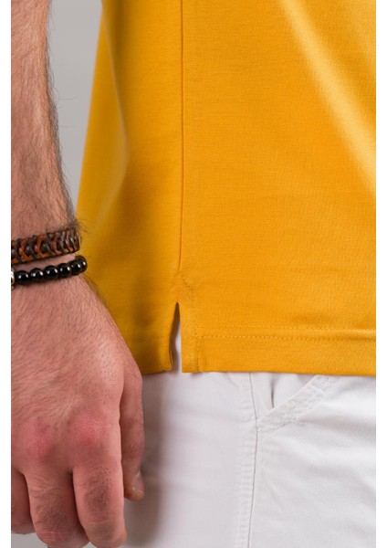 Polo Yaka Çıt Çıtlı Merserize Süperfine Cotton Erkek T-Shirt fırsatları