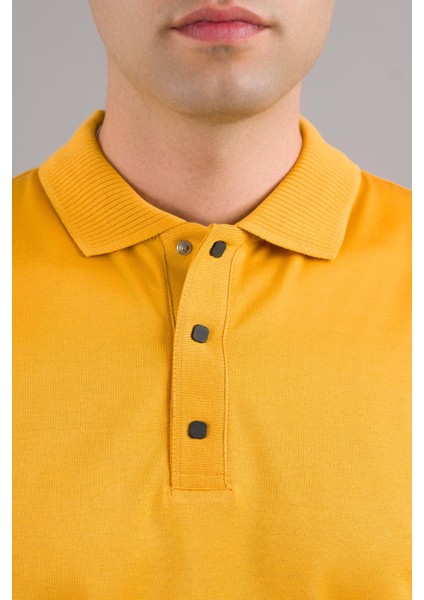 Polo Yaka Çıt Çıtlı Merserize Süperfine Cotton Erkek T-Shirt indirimleri