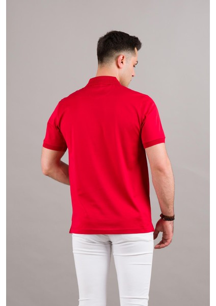 Polo Yaka Çıt Çıtlı Merserize Süperfine Cotton Erkek T-Shirt