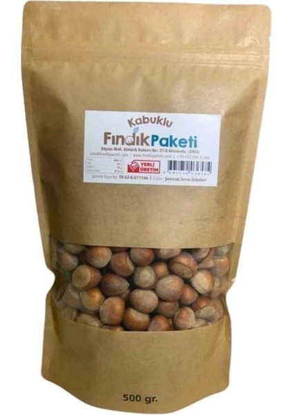 Fındık Paketi Ordu Kabuklu Fındığı 500 gr