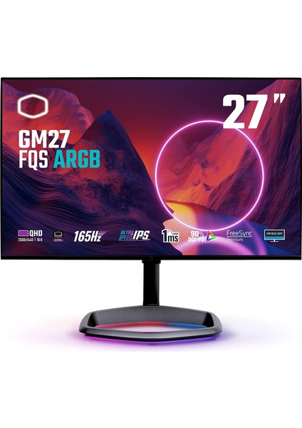 GM27-FQS Argb 27” 1ms 165Hz 2k Qhd Freesync Premium IPS Gaming Monitör