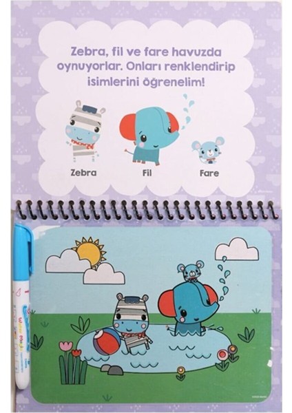 Sihirli Boyama Kitabı Hayvanlar(Water Magic Animals) modelleri