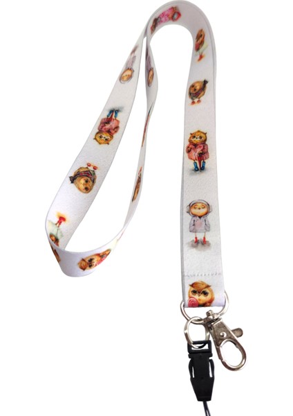 Baykuş Boyun Ipi Telefon Askısı Lanyard