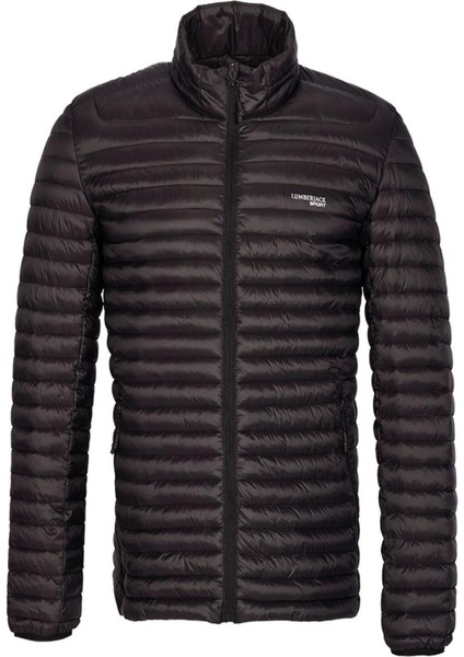 SN21 Perry Coat 1pr Dıkıslı Gogsu Armalı Mont Siyah-S