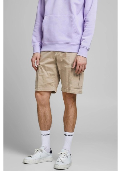 12182555 Kargo Cep Short Bej-Xxl