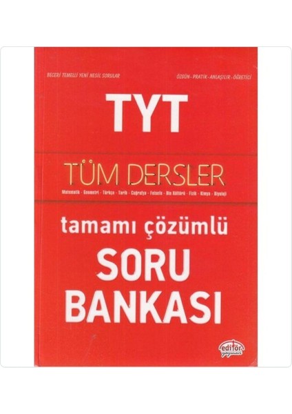 TYT Tüm Dersler Soru Bankası