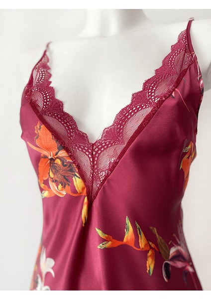 Dantel Detaylı Saten Gecelik fırsatları