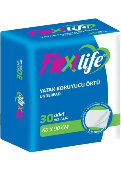 Hasta Alt Açma Yatak Koruyucu Örtü 60*90 cm Klasik 180 Adet (6pk*30)