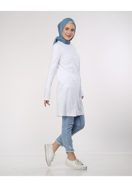 Doğa Basic Tunik - Beyaz