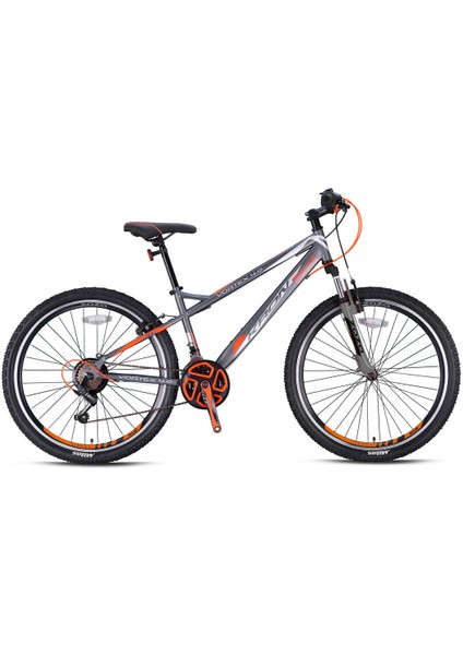 Vortex 4.0 26 Jant Mtb - 17 - 21 Vites - V.b. - Mat Füme-Neon Turuncu/gri