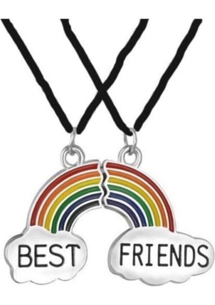 Gökkuşağı Arkadaşlık Best Friends Kolyesi