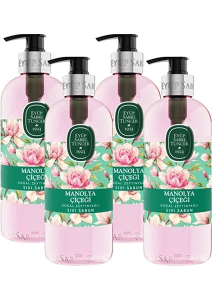 Sıvı Sabun Manolya Çiçeği 500 ml x 4