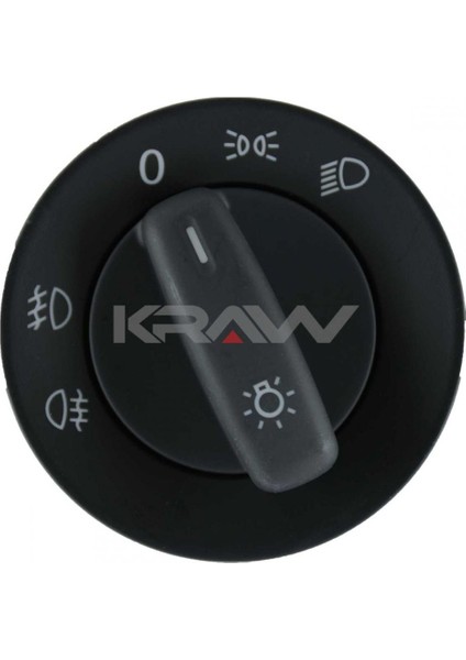 AN-462A Volkswagen Far Anahtarı Golf V - Jetta - Passat - Touran - Caddy - T5 10 Pin