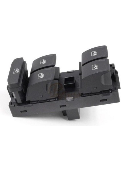 Seat Leon 2013-2020 Dörtlü Cam Düğmesi Siyah 5G0959857C