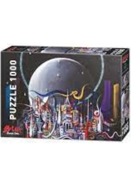 Puzzle 1000 Parça 68X48CM Ay Şehri
