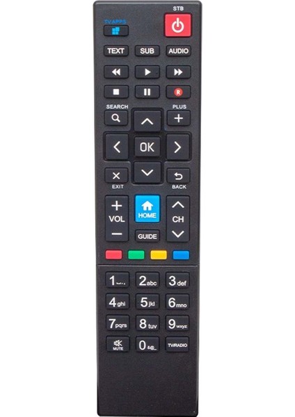 Home+Tv Apps Tuşlu Uydu Alıcı Kumandası