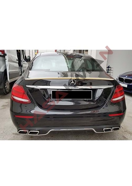 Mercedes W213 Bagaj Üstü Anatomik Spoiler Piona Black 2017 2018 2019 2020 2021 Ithal E Serisi